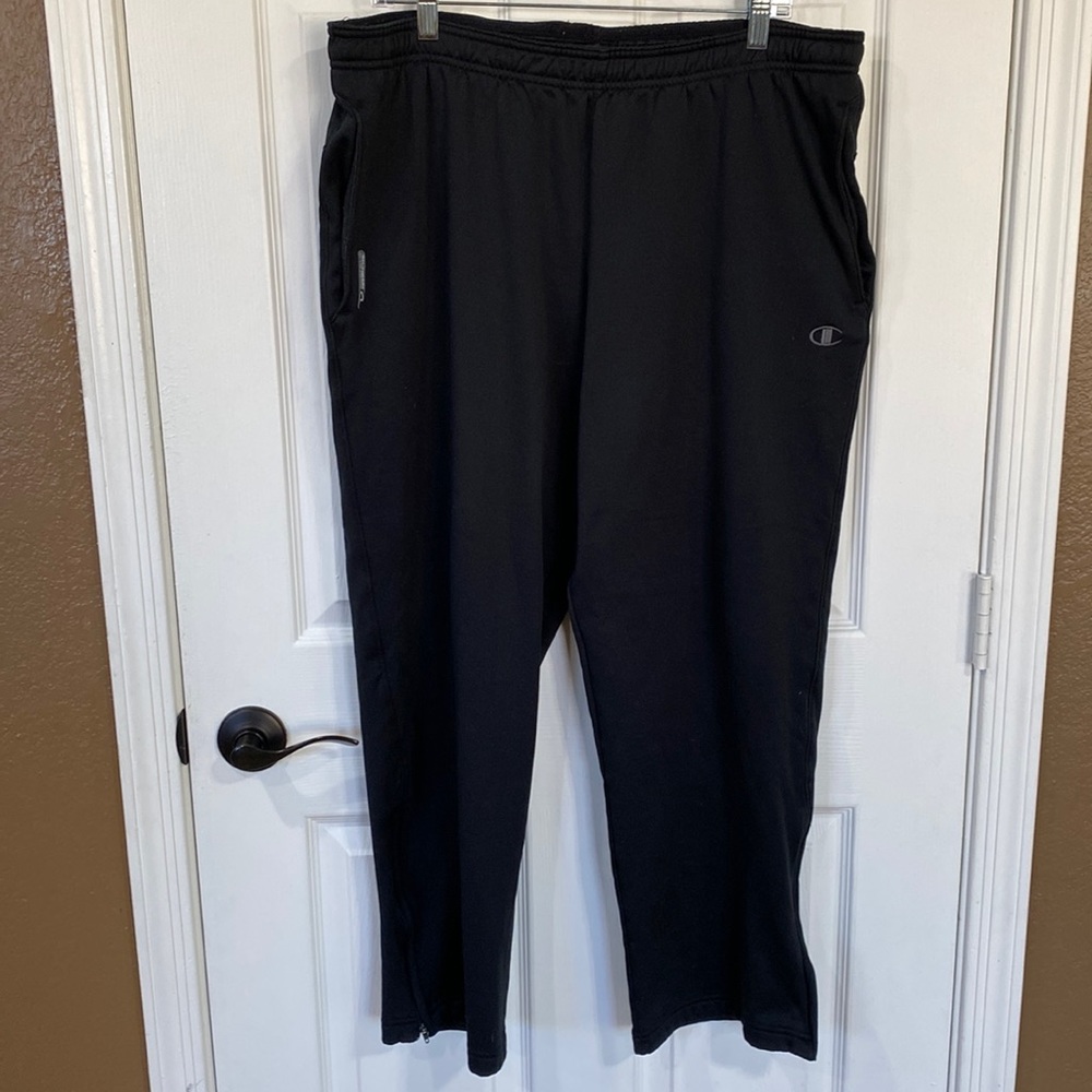 Champion black sweatpants XL